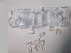 Acrylic Inflow Outflow Pipe Holder 