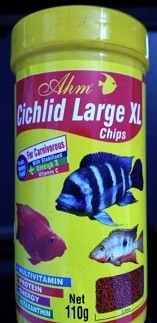 Ahm Cichlid Large XL Chips 110 GM Fish Food