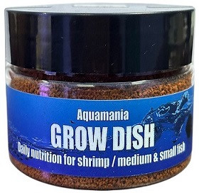 Aquamania Grow Dish – 50 gm Nutrient-Rich Food for Shrimp & Small Fish