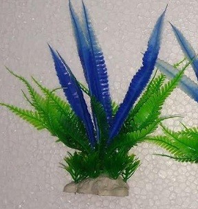 Three PC Plastic Aquarium Plants