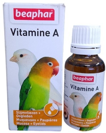 Beaphar Vitamin A for Birds – 20ml Liquid Supplement for Respiratory Health & Breeding Vitality