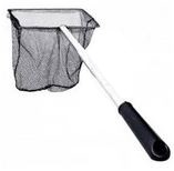 BOYU Aquarium Pond Fish Metal Handle Net  