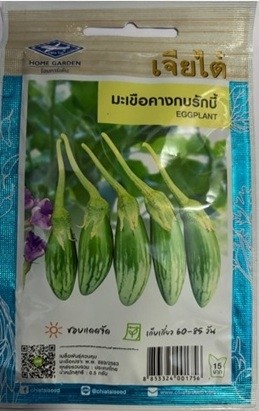 Chia Tai Home Garden Eggplant Maku Green Seeds – High-Yield Variety