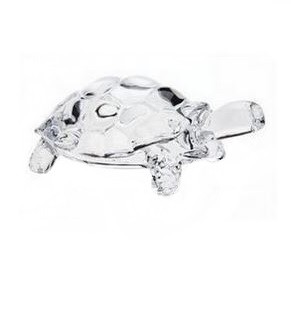 Crystal Glass Turtle Decoration