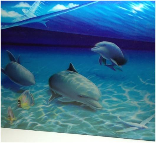 Nano Marine Aquarium 3d Background Posters