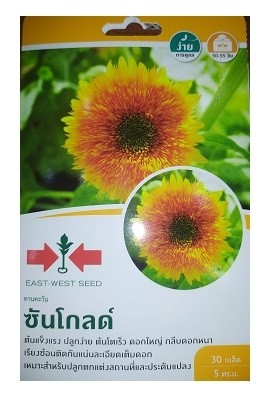 East West Seeds Sun Gold Sunflower Seeds