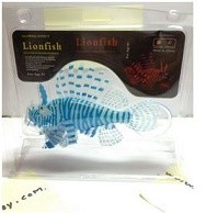 Glo Lionfish Silicone Ornament