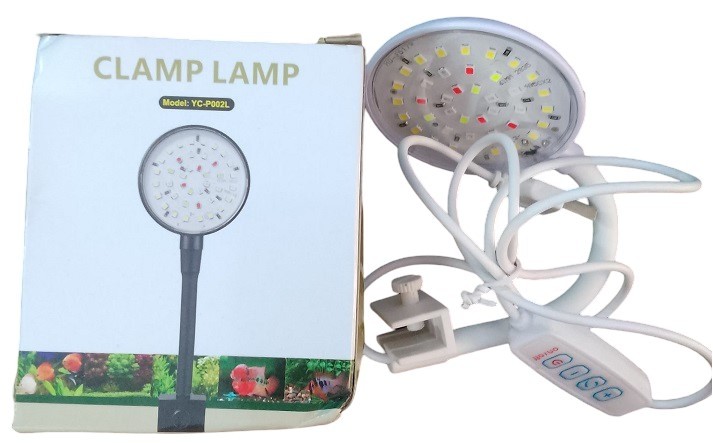Adjustable 7W Wabi Kusa Jar Aquarium Clamp Lamp