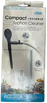 ISTA Compact Syphon Cleaner – Gravel Vacuum with Adjustable Flow & Hose Holder