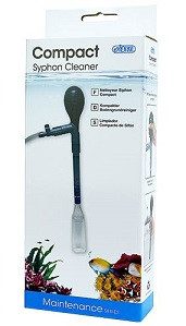 ISTA Compact Syphon Cleaner – Gravel Vacuum with Adjustable Flow & Hose Holder