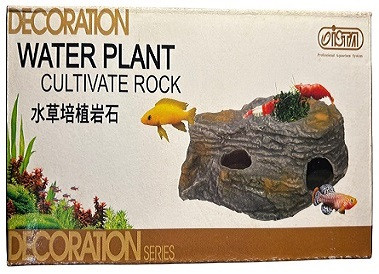 ISTA Multi Function Ceramic Stone – Breeding Shelter & Moss Mount for Cichlids, Shrimp & Planted Tanks