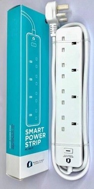 Life Aqua MAXLIVING WiFi 13A Multisocket Programmable Power Strip  