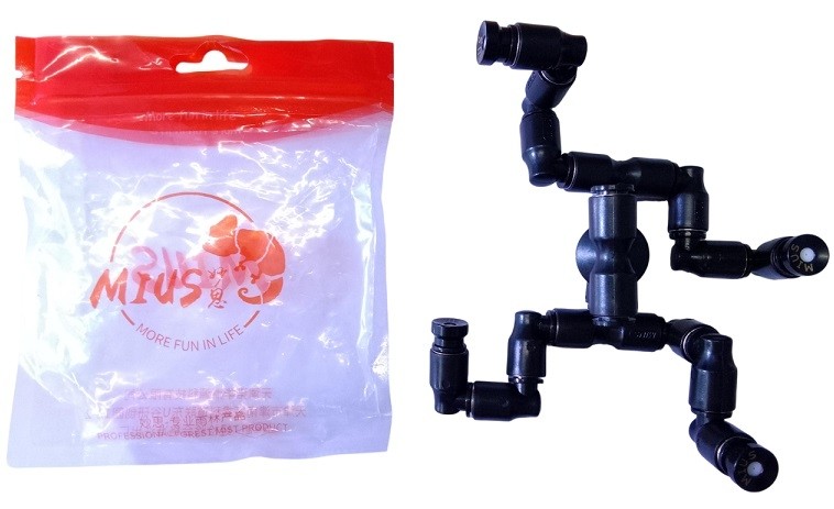 Mius Little Bone Series Four Way Sprinkler Mist Nozzle