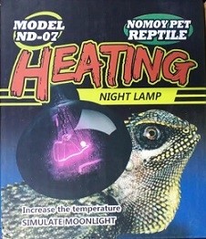 NOMOY PET Reptiles Heating 100W Night Lamp