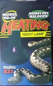NOMOY PET Reptiles Heating 50W Night Lamp