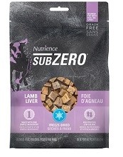 HAGEN Nutrience Grain Free Subzero Dog Treats Freeze Dried Lamb Liver