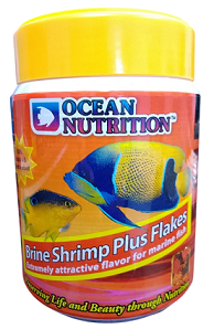 Ocean Nutrition Brine Shrimp Plus Flakes – Premium Staple Food for Tropical Fish (71g)