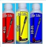 PetLife PH GH TDS Tester Calibration Solutions