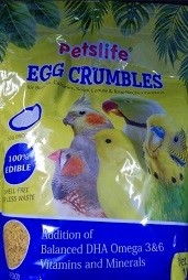 PETSLIFE 1kg Egg Crumbles Bird Food