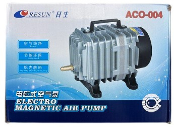Resun ACO 004 Air Pump – 58W | 6-Outlet Electromagnetic Aquarium Aerator