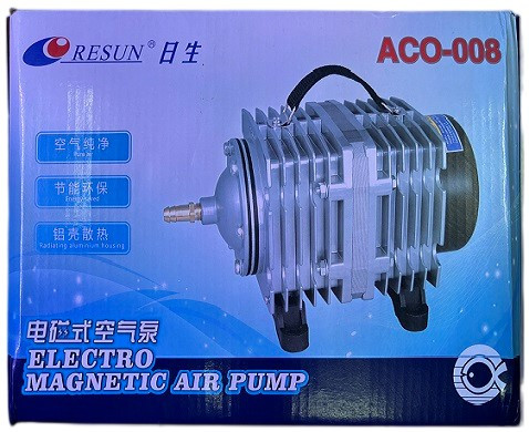 Resun ACO 008 Air Pump – 120W | 15-Outlet Electromagnetic Aquarium Aerator