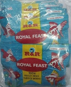 Royal Feast 100g Freeze Dried Tubifex Worms