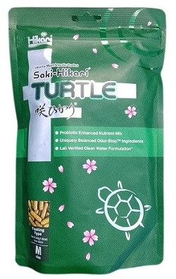 Saki Hikari Turtle Pellets Food – 200g Floating Odor-Control Diet for Aquatic Turtles