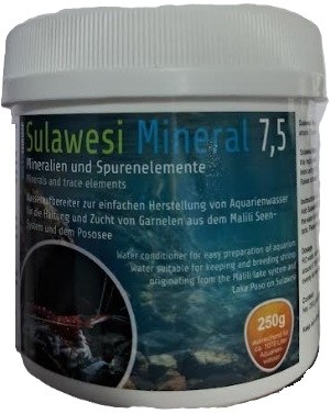 Salty Shrimp Sulawesi Mineral 7.5 – German Remineralizing Salt for Sulawesi Shrimp Health & Stability (250g)
