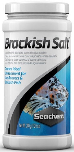 Seachem Brackish Salt – Mineral Blend for Brackish & Livebearer Aquariums (300g)