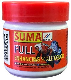 SUMA Full Enhance Scale – 20g Betta Food for Color Enhancement – Shrimp-Based Formula with Zinc & Magnesium