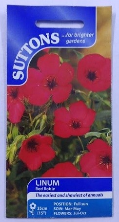 SUTTONS England Linum Red Robin