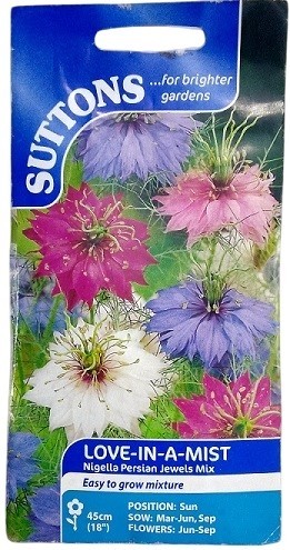 Suttons Love in a Mist Nigella Persian Jewels Mix Seeds