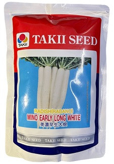 Takii Japan Long White Hybrid Radish Seeds – 300g | High‑Yield Early Maturing Variety