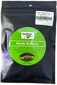 Tantora Shrimp Series Ready Mulberry – 100% Mulberry Leaf Sticks for Dwarf Shrimp Nutrition & Molting Support