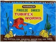 Two Pack Freeze Dried Tubifex Worms Cubes