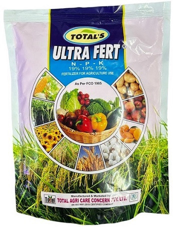 Totals Ultra Fert NPK – 100% Water-Soluble Fertilizer for Foliar Spray & Drip Irrigation (1 kg / 5 kg)