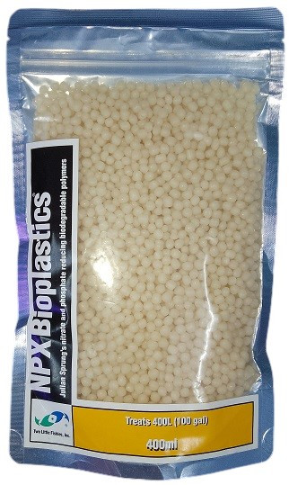 Two Little Fishies NPX Bioplastics – Advanced Aquarium Nitrate & Phosphate Control Media (400ml)