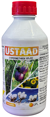 UPL Ustaad Insecticide – Cypermethrin 10% EC for Chewing & Sucking Pests (500 ml / 1000 ml)