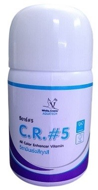 White Crane C R 5 – Multi-Color Enhancer & Vitamin Supplement for Aquarium Fish (10 gm)