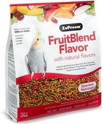 ZuPreem Medium Birds Fruit Blend Flavor Pellets