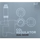 LIFE AQUA CO2 Dual Gauge Solenoid Regulator