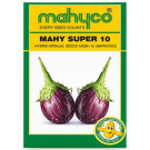 Mahyco Mahy Super 10 Hybrid Brinjal Seeds – 50g | High‑Yield Improved Variety