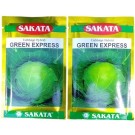 Sakata Japan Green Express Cabbage Vegetable Seeds – F1 Hybrid for Rapid Growth & Uniform Heads (20g Pack)