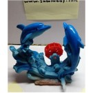 Two Dolphin Resin Ornament