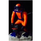 Underwater Diver Air Bubbles Resin Ornament