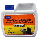 Virbac Brotone S Vet – Vitamin-Fortified Liver Supplement for Sheep & Goats (1L)