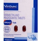 Virbac Ipraz Pets Dewormer Tablets