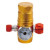 ISTA Vertical Faceup CO₂ Cylinder Regulator – Gold Finish, Pressure Reducing Design (I-648-3)