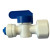 Water Adapter Valve – 12mm to 6mm Quick Connector for Aquarium & RO Systems